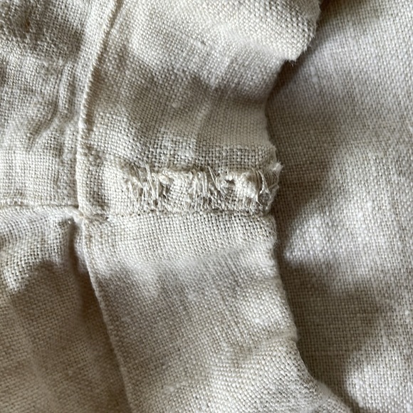 Reformation Women’s Mila Linen Short Oatmeal 2X - Picture 9 of 12